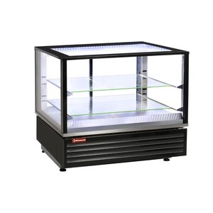 Diamond Countertop Heating Display 2-Level, 3 kW, from 20 to 90 °C, Black, Ventilated