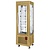 Diamond Panoramic Refrigerated Display Square, 360 L, from 2°C to 10°C, Stationary, Gold