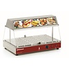 Diamond Countertop Heating Display 0,65 kW, from 0 to 110 °C, Red, with Luminous Sign