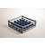 Diamond Gray Dishwasher Basket 25 compartments / 500 x 500 x 170 mm
