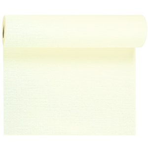 Duni Tablerunner EVOLIN® 0,41 x 24 m Cream (Pack of 4)