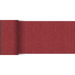Duni Tablerunner DUNICEL® 0,15 x 20 m Linnea Bordeaux (Pack of 6)