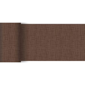 Duni Tablerunner DUNICEL® 0,15 x 20 m Linnea Brown (Pack of 6)