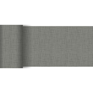 Duni Tablerunner DUNICEL® 0,15 x 20 m Linnea Granite Grey (Pack of 6)