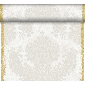 Duni Tablerunner DUNICEL® 0,4 x 24 m Royal White (Pack of 4)
