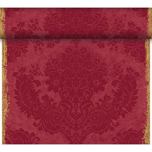 Duni Tablerunner DUNICEL® 0,4 x 24 m Royal Bordeaux (Pack of 4)