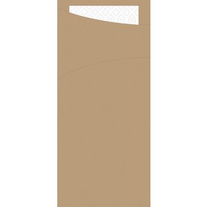 Duni Kieszonka na sztućce Tissue 8,5 x 19 cm Ecoecho brązowa (400 szt.) Duni Kieszonka na sztućce Tissue 8,5 x 19 cm Ecoecho brązowa (400 szt.)