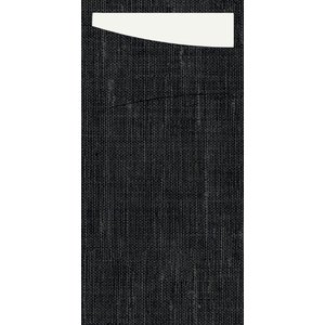 Duni Kieszonka na sztućce DUNISOFT® 23 x 11,5 cm czarna (240 szt.) Duni Kieszonka na sztućce DUNISOFT® 23 x 11,5 cm czarna (240 szt.)