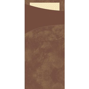 Duni Kieszonka na sztućce Tissue 8,5 x 19 cm kasztanowa (500 szt.) Duni Kieszonka na sztućce Tissue 8,5 x 19 cm kasztanowa (500 szt.)