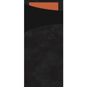 Duni Kieszonka na sztućce Tissue 8,5 x 19 cm czarna (500 szt.) Duni Kieszonka na sztućce Tissue 8,5 x 19 cm czarna (500 szt.)