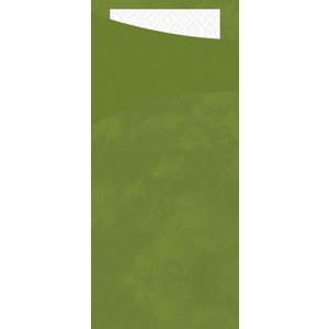 Duni Kieszonka na sztućce Tissue 8,5 x 19 cm zielona (500 szt.) Duni Kieszonka na sztućce Tissue 8,5 x 19 cm zielona (500 szt.)