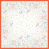 Duni Narzuta na stół DUNICEL® 84 x 84 cm Confetti (100 szt.) Duni Narzuta na stół DUNICEL® 84 x 84 cm Confetti (100 szt.)