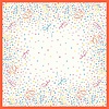Duni Narzuta na stół DUNISILK®+ 84 x 84 cm Confetti (100 szt.) Duni Narzuta na stół DUNISILK®+ 84 x 84 cm Confetti (100 szt.)