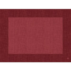 Duni Podkładka pod talerz DUNICEL® 30 x 40 cm Linnea bordowa (500 szt.)