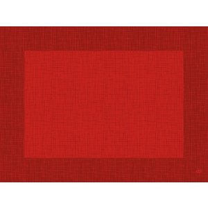 Duni Placemat DUNICEL® 30 x 40 cm Linnea Red (Pack of 500) Duni Placemat DUNICEL® 30 x 40 cm Linnea Red (Pack of 500)