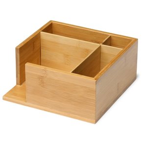Duni Dyspenser do serwetek Bamboo 18 x 18 cm brązowy (2 szt.) Duni Dyspenser do serwetek Bamboo 18 x 18 cm brązowy (2 szt.)