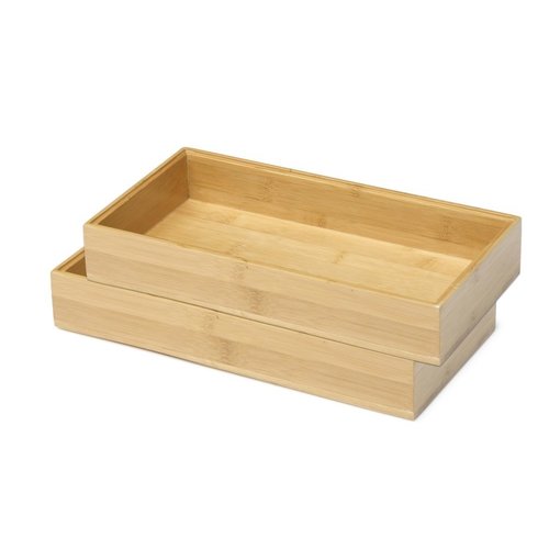 Duni Table tray Bamboo 150 x 300 natural Brown (Pack of 4) Duni Table tray Bamboo 150 x 300 natural Brown (Pack of 4)