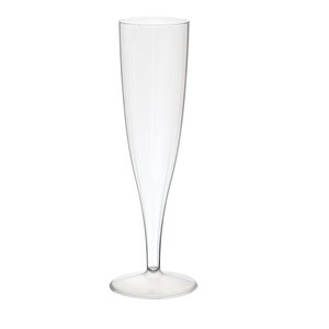 Duni Champagne Glass (shrink-wrapped pack) 135 ml (Pack of 100)