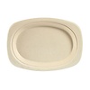 Duni Oval Bagassa Plate 230 mm, Brown, Biodegradable (Pack of 500) Duni Oval Bagassa Plate 230 mm, Brown, Biodegradable (Pack of 500)