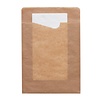 Duni Snack sachetto, with white 2ply napkin 143 x 210 mm Brown (Pack of 300)