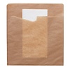 Duni Snack sachetto, with white 2ply napkin 194 x 210 mm Brown (Pack of 300)
