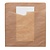 Duni Snack sachetto, with white 2ply napkin 194 x 210 mm Brown (Pack of 300)