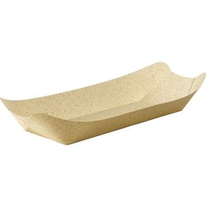 Duni Grass Paper Tray, Bloom Large 285 x 135 x 45 mm Natural (Pack of 500) Duni Grass Paper Tray, Bloom Large 285 x 135 x 45 mm Natural (Pack of 500)