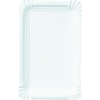 Duni Rectangular Paper Sausage Plate 130x200 mm, White (Pack of 1000)