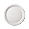 Duni Round Paper Dinner Plate Ø220 mm, White (Pack of 400)