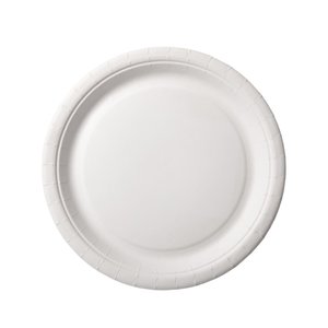 Duni Round Paper Dinner Plate Ø220 mm, White (Pack of 400)
