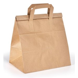 Duni Fold Bag medium 240 x 170 x 290 mm Brown (Pack of 250) Duni Fold Bag medium 240 x 170 x 290 mm Brown (Pack of 250)