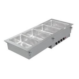 Edenox Water Built-in Electric Bain Marie, 4-Chamber, GN 1/1, 3,2 kW