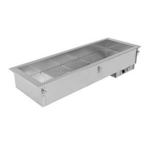 Edenox Air Built-in Electric Bain Marie, 1-Chamber, 2 x GN 1/1, 1,2 kW