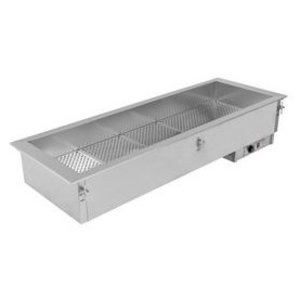 Edenox Air Built-in Electric Bain Marie, 1-Chamber, 4 x GN 1/1, 2,4 kW