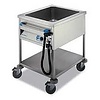 Edenox Water Mobile Electric Bain Marie, 1-Chamber, 2 x GN 1/1, 1,4 kW