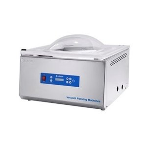 Edenox Pakowarka komorowa, listwa 410 mm, 20 m³/h, 750 W, cyfrowy panel sterowania z systemem VAC Stop