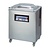 Edenox Stationary Chamber Vacuum Packing Machine, Sealing 2x 460 mm, 100 m³/h, 2,2 kW, 230/400 V with Time-Controlled Remote Control, on Wheels