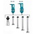 Edenox Immersion Blender Engine with Variable Speed 17000 rpm, 0,45 kW