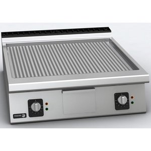 Fagor Countertop Electric Griddle Ribbed, Chromed, 15 kW, 400V Fagor Countertop Electric Griddle Ribbed, Chromed, 15 kW, 400V
