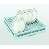 Fagor Turquoise Dishwasher Basket for Plates 10 compartments / 500 x 500 x 140 mm