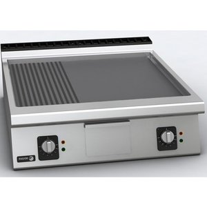 Fagor Countertop Electric Griddle 2/3 Smooth, 1/3 Ribbed, 15 kW, 400V Fagor Countertop Electric Griddle 2/3 Smooth, 1/3 Ribbed, 15 kW, 400V