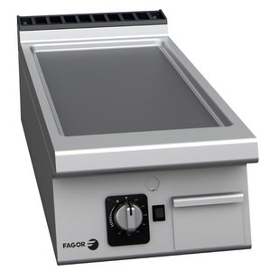 Fagor Countertop Gas Griddle Smooth, 9,25 kW with Thermostat Fagor Countertop Gas Griddle Smooth, 9,25 kW with Thermostat