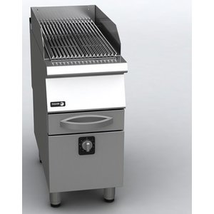 Fagor Elektryczny grill lawowy 7,5 kW, 400V na podstawie z szafką