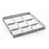 AmerBox Gray Dishwasher Glass Rack Extender 16 compartments / 500 x 500 x 40 mm