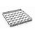 AmerBox Gray Dishwasher Glass Rack Extender 49 compartments / 500 x 500 x 40 mm