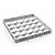 AmerBox Gray Dishwasher Glass Rack Extender 49 compartments / 500 x 500 x 40 mm