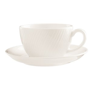 Porland Cream Saucer ø 170 mm, Storm Porland Cream Saucer ø 170 mm, Storm