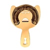 BarUp Bartender strainer with 4 teeth golden