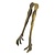 BarUp Szczypce do lodu szpony antique brass
