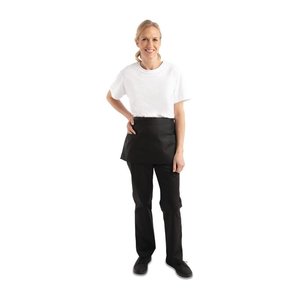 Chef Works Short Bistro Apron Black Chef Works Short Bistro Apron Black